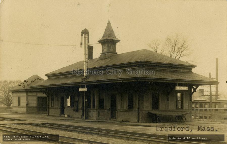 Postcard: Bradford, Massachusetts Station